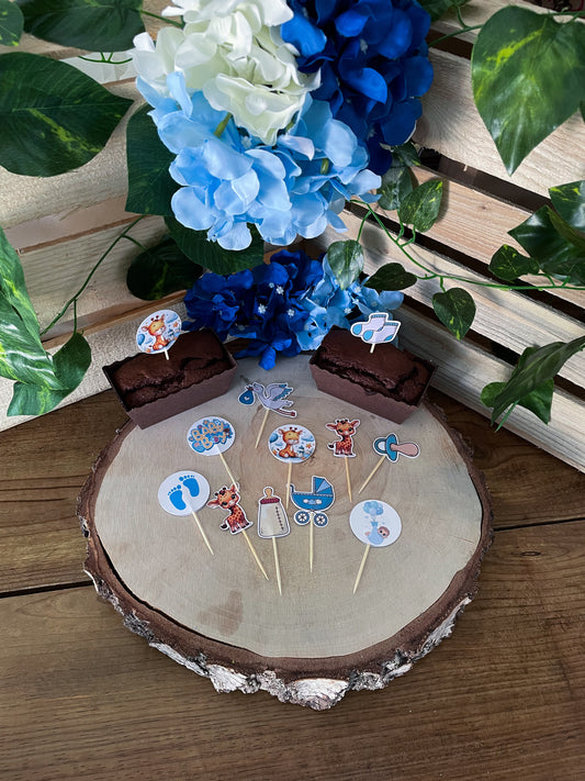 Cupcake Toppers ( Pic décoratif ) x 10