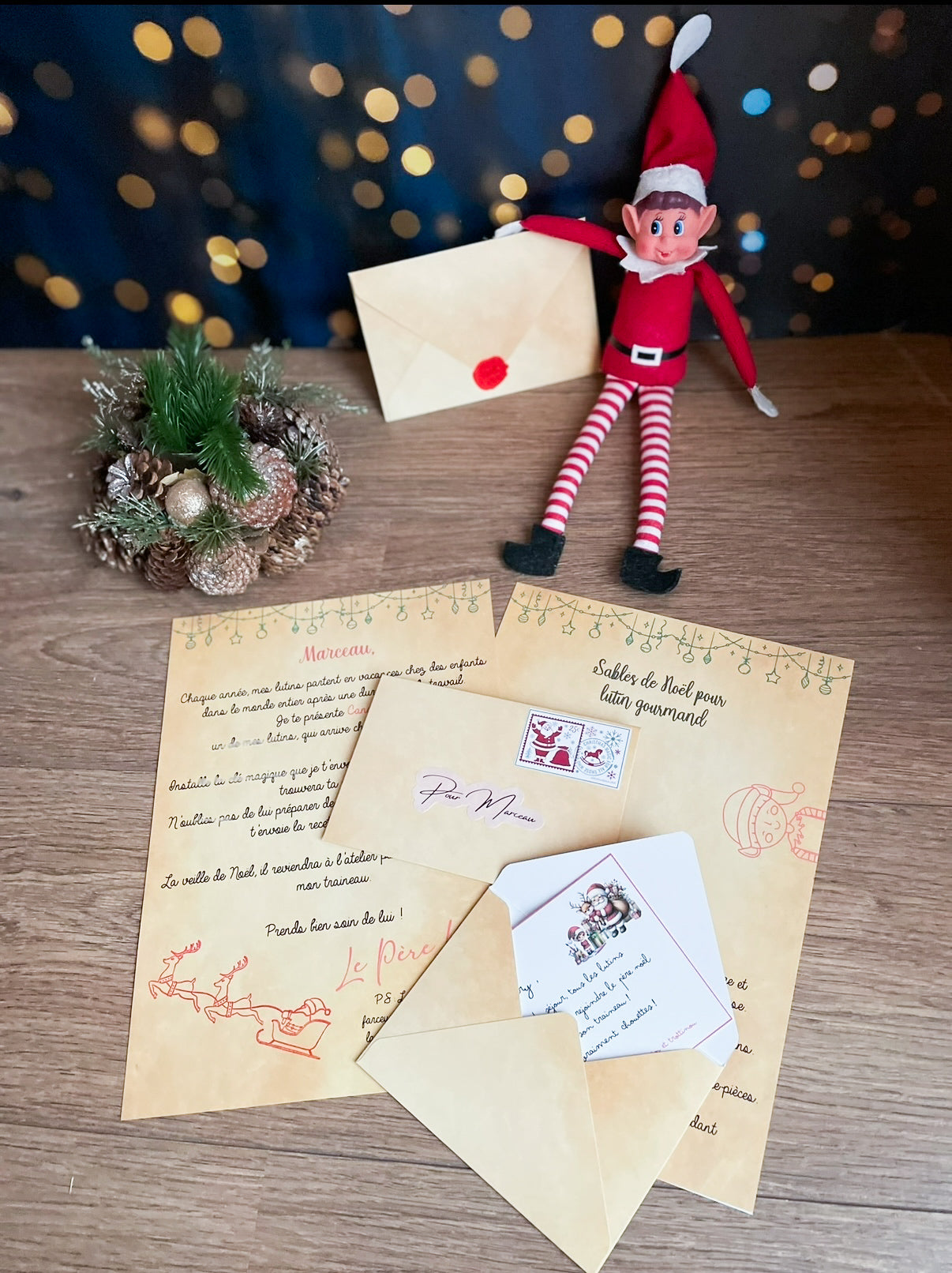 Lettre officielle du Père Noël – Annonce de l’arrivée des Lutins coquins